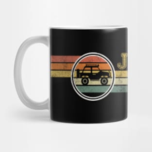 Jeep Papa Jeep Dad Vintage Jeep Retro Jeep Sunset Jeep Jeeps Lover Jeep men Mug